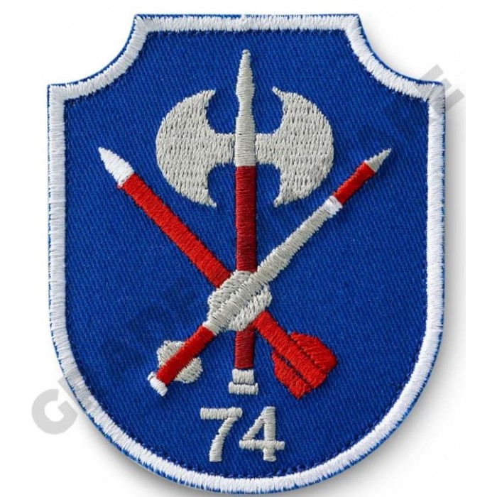 Emblema Brodată Regimentul 74 Patriot | Produs militar disponibil pe Epoleti.ro