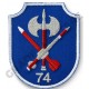 Emblema Brodată Regimentul 74 Patriot | Produs militar disponibil pe Epoleti.ro