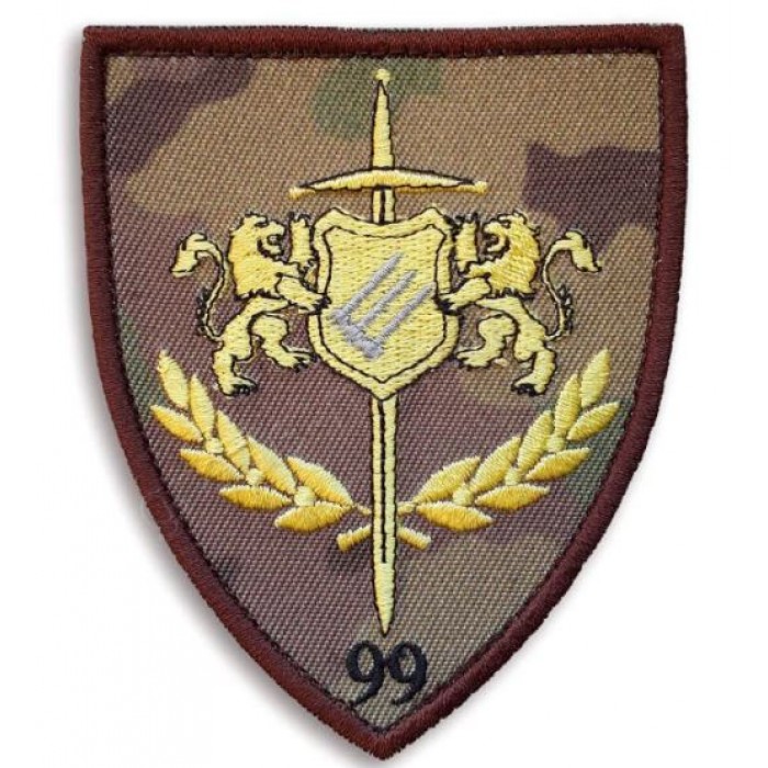 Emblema brodată Baza Militară 99 Deveselu, accesoriu militar personalizat