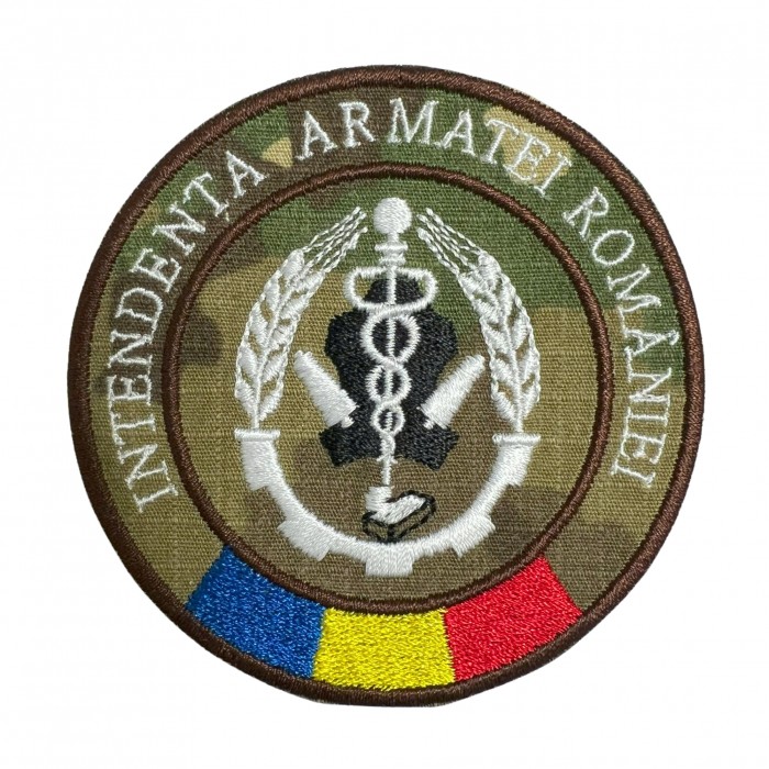 Emblema brodată Intendența Armatei României – Produs pentru personal militar exclusiv – Epoleti.ro