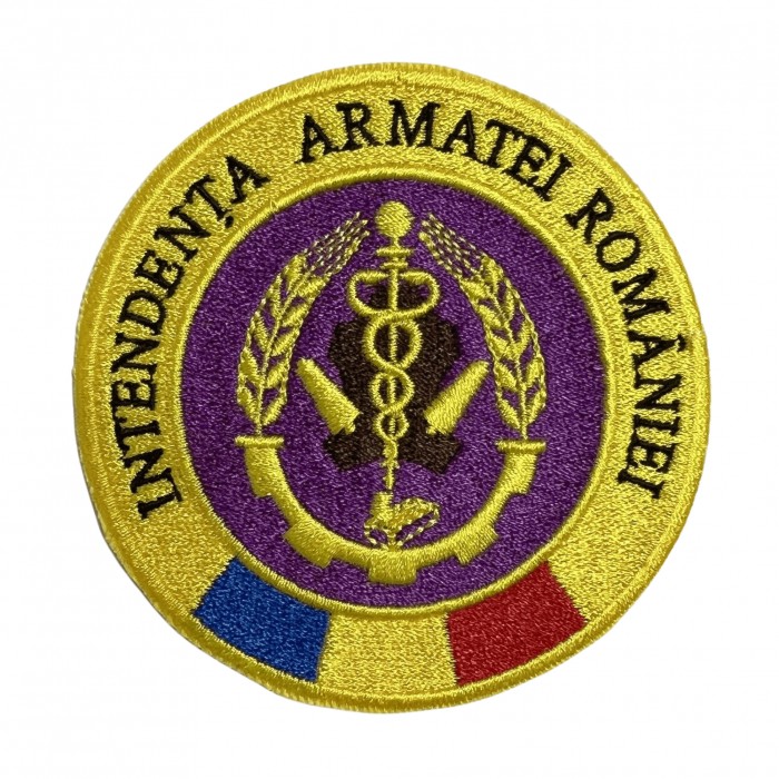 Emblema brodată Intendența Armatei României – Produs pentru personal militar exclusiv – Epoleti.ro