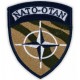 Emblema NATO - Detaliu broderie de calitate superioară pentru personalul militar NATO