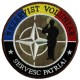 Emblema brodată Rezervist Voluntar - NATO pentru personalul unității.