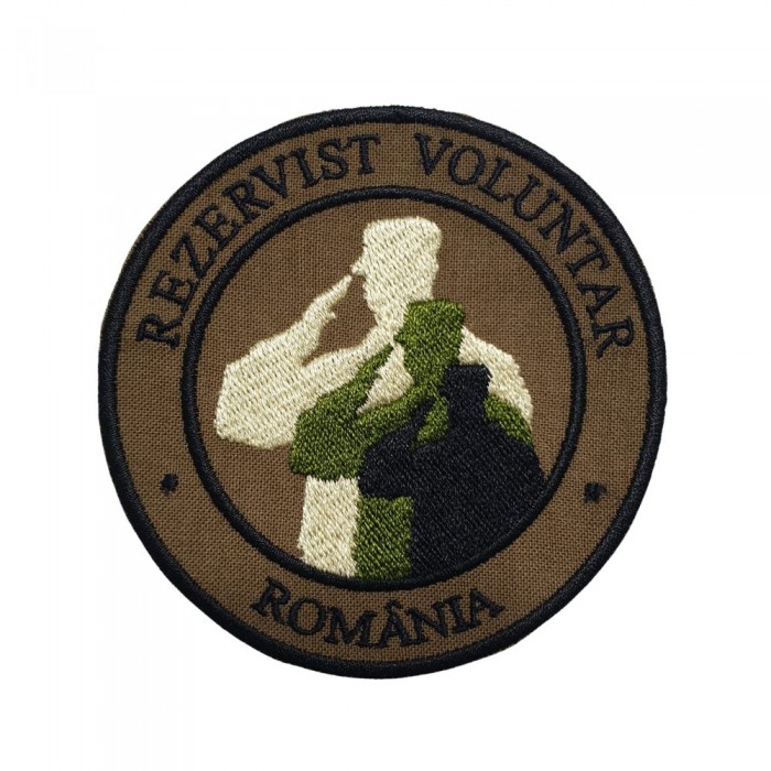 Emblema brodată Rezervist Voluntar pentru personalul unității