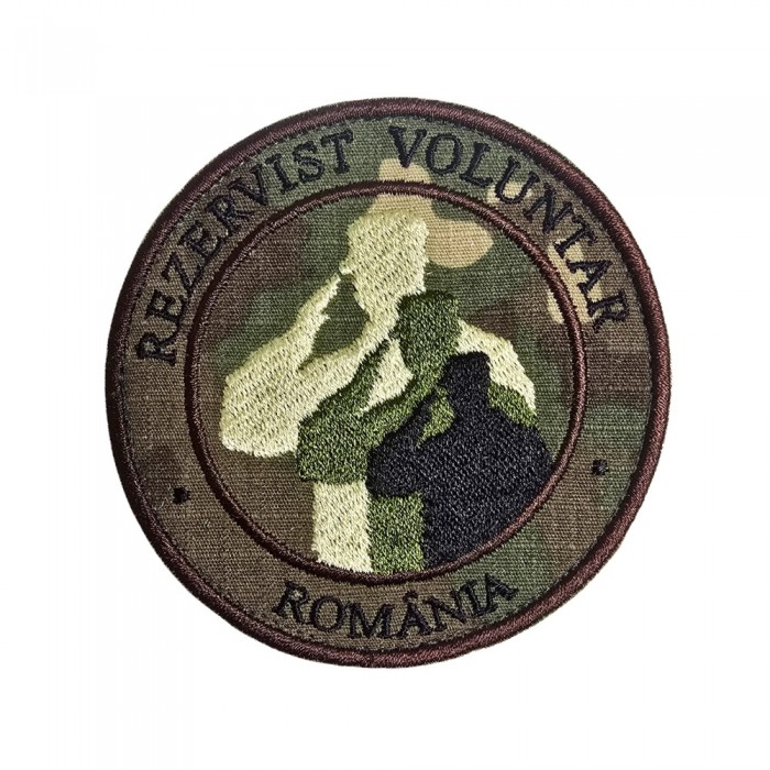 Emblema brodată Rezervist Voluntar pentru personalul unității