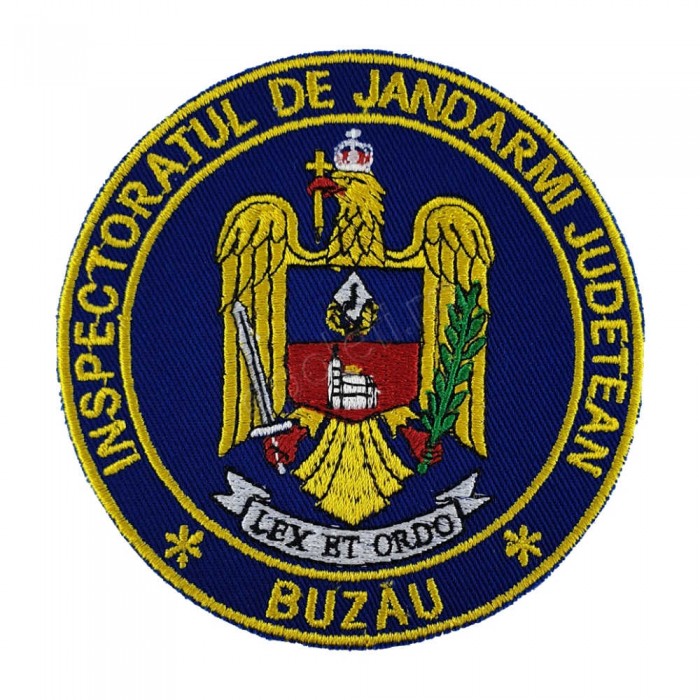 Emblema Inspectoratul de jandarmi judetean Buzau , emblema IJJ Buzau