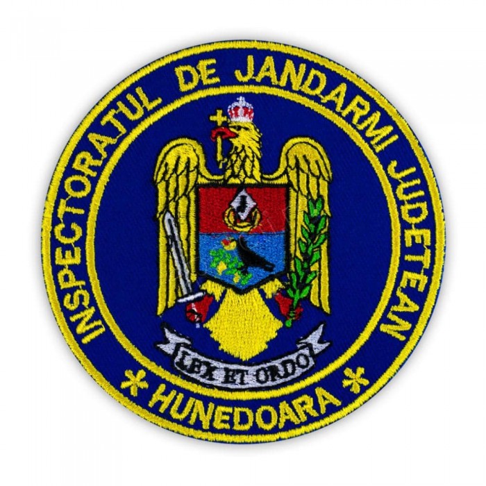 Emblema Inspectoratul de jandarmi judetean Hunedoara, emblema IJJ Hunedoara