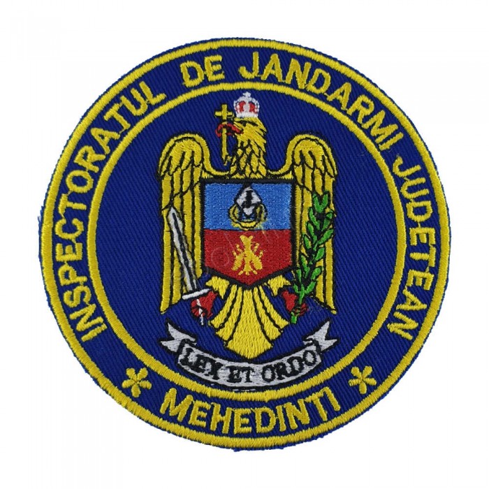 Emblema Inspectoratul de jandarmi judetean Mehedinti , emblema IJJ Mehedinti 