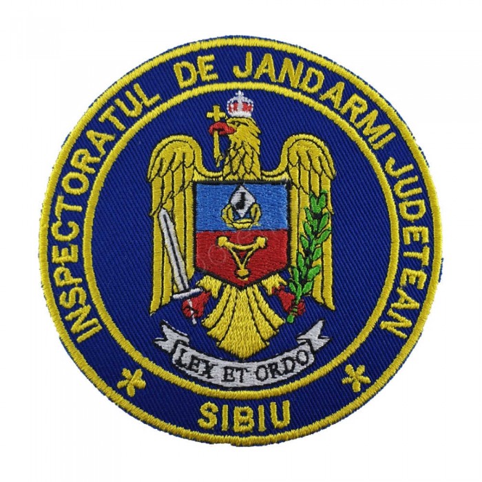 Emblema Inspectoratul de jandarmi judetean Sibiu  , emblema IJJ Sibiu 