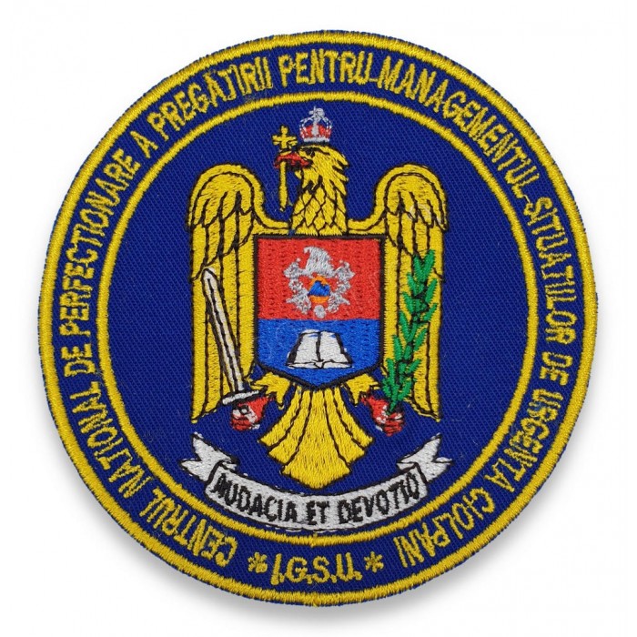 Emblema maneca Centrul National de Pregatire Ciolpani 